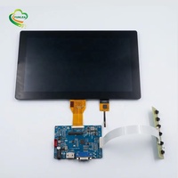 Layar LCD 10.1 Inci HD-MI Board 1024*RGB*600 TFT LCD 750 Nits Modul Layar Sentuh Kapasitif 10.1"