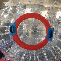 Ballon de football à bulles gonflable avec points colorés pour adulte TPU / PVC Body Zorb Bumper Ball Suit