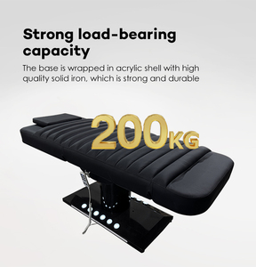 Table de massage électrique à 3 moteurs avec commande au pied, <span class=keywords><strong>lit</strong></span> SPA pour soins du visage et extensions de cils - Product Image 6