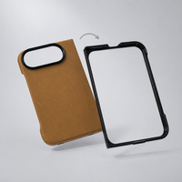 Étui antichoc en cuir Crazy Horse de qualité supérieure pour iPhone Duo N52 avec couverture magnétique puissante, directement de l'usine