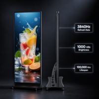 Pantalla LED Plegable de Paso Fino P1.53 para Interiores, de Alta Luminosidad, Personalizable para Publicidad en Eventos y Exposiciones, en Oferta