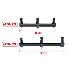 Barre de signalisation Hirisi <span class=keywords><strong>pour</strong></span> la pêche à la <span class=keywords><strong>carpe</strong></span>, <span class=keywords><strong>support</strong></span> <span class=keywords><strong>pour</strong></span> 3 cannes à pêche, barre de signalisation en aluminium H10 - Product Image 2