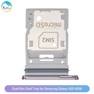 Repuesto de Bandeja para <span class=keywords><strong>Tarjeta</strong></span> SIM Dual para Teléfono Celular, Soporte para Ranura de <span class=keywords><strong>Tarjeta</strong></span> SIM, Pieza de Repuesto para Samsung Galaxy A55 A556 - Product Image 4