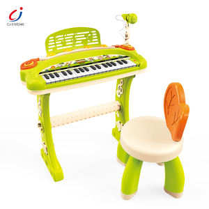 Chengji Instrument de musique, nouveaux jouets pour enfants, clavier multifonctionnel lumineux, chaise, microphone, jouet pour enfants, <span class=keywords><strong>piano</strong></span> électronique 37 touches - Product Image 1