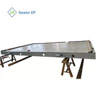 Porte coulissante en acier, porte à clapet plate en acier robuste pour la gestion de l'eau et le traitement des eaux usées
