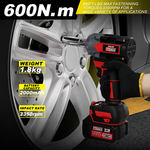 Máy vặn vít dùng pin GATmatic 21V DC không chổi than, mô-men xoắn 800NM, dùng cho sửa chữa ô tô và công nghiệp - Product Image 4