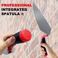 Ensemble de 4 truelles à maçonnerie, en acier au carbone, outils multi-tailles pour la construction et la décoration des murs