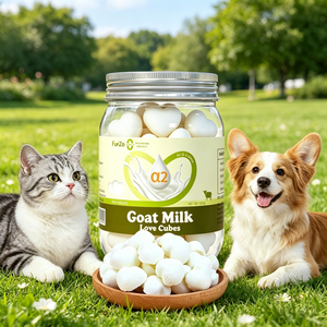 Snack <span class=keywords><strong>per</strong></span> <span class=keywords><strong>Cani</strong></span> al Latte di Capra Liofilizzato, Ricchi di Proteine, Senza Cereali, Alta Qualità e Facilmente Assorbibili - Product Image 1