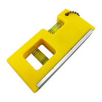 Mini niveau à bulle de poche avec porte-clés, niveau torpille portable à deux bulles pour la mesure en construction