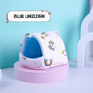 Lit tunnel pour hamster, petit lit pour animaux de compagnie, tunnel de jeu chaud pour ours en soie doré, chambre confortable - Product Image 6