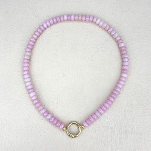 Collar de Piedras Naturales Estilo Boho para Mujer, Cuentas de Ábaco, Cristal Arcoíris, Cuarzo Rosa, Amazonita, Regalo para Amigas - Product Image 6