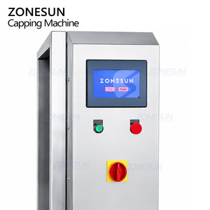 เครื่องปิดฝากระป๋องอัตโนมัติ ZONESUN ZS-AFK350V แบบเซอร์โว สำหรับกระป๋องอาหารทรงกลมและทรงเหลี่ยม ทำจากอะลูมิเนียมและเหล็กเคลือบ พร้อมระบบซีลสูญญากาศ - Product Image 4
