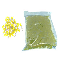 1000 pièces/sac 5mm LED Diode Ultra lumineux blanc chaud rouge vert bleu UV violet jaune multicolore 2V 3V ensemble assorti d'émission