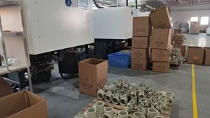 DIN規格45度エルボ工業用配管継手（水処理用）1/2インチ～12インチ プラスチックパイプ継手 PPH材質エルボ - Product Image 5