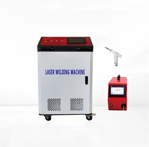 Hot Sale Mini tragbare Faser Handl aser schweiß gerät 1500W 2000W 3000W Lasers chweiß maschine für Metall Edelstahl 4 In1