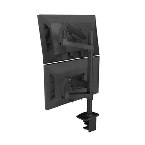 Monitor mecânico com mola para desktop, monitor de tela vesa com suporte de 32 polegadas giratório e suporte para monitor de mesa