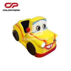 Colorful Park Cartoon Smiling Face Car Kiddie Ride Commercial Coin Operated Children Rocking Ride Arcade Equipment - Product Image 4