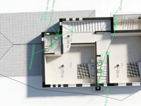 Villa préfabriquée en acier galvanisé, design moderne, maison résistante aux intempéries, haute durabilité, longue durée de vie, construction de qualité, utilisation pour hôtel, appartement, 2