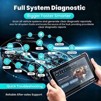 Escáner de Diagnóstico OBD2, Tableta Android de 12 Pulgadas, Probador de Baterías, Datos en Tiempo Real para Talleres de Reparación de Automóviles, Profesional