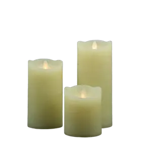 来自中国的制造商销售户外电动蜡烛灯柱式光纤 led 蜡烛