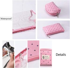 Factory Direct New Explosion Model <b>Transparent</b> Cosmetic <b>Bag</b> PVC Three Piece <b>Makeup</b> <b>Bag</b> Cosmetic <b>Bag</b> - Product Image 4