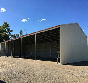 Light Steel Hay Storage Shed, Agricultural Farm Shed with Professional Steel <b>Frame</b> Welding and Cutting Service - Product Image 5
