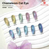 Vernis Gel UV Effet Œil de Chat Caméléon avec Aimant, 10 Couleurs, 15ml, DIY, Designer, Non Toxique, Longue Durée