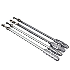 Bastone <span class=keywords><strong>per</strong></span> tirante in acrilico trasparente con asta di spinta manuale in lega di alluminio - Product Image 1