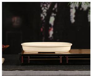 Macetas de bonsái para paisajismo de montaña, <span class=keywords><strong>maceta</strong></span> de bonsái ovalada poco profunda, <span class=keywords><strong>maceta</strong></span> de bonsái esmaltada para <span class=keywords><strong>entrenamiento</strong></span> - Product Image 6