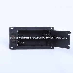 Feiben yueqing nhựa Pin trường hợp với nắp và lật bìa cho 2pcs AAA pin - Product Image 2