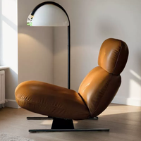 VOXHOME Nouvelle Arrivée Canapé d'appoint en forme de V pour salon, fauteuil sans accoudoirs et ottoman, mobilier de luxe
