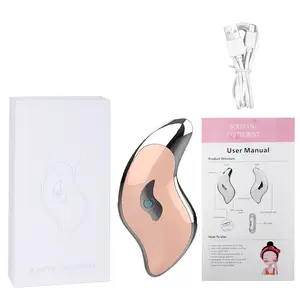 Gua Sha Board Electric Dolphin Microcurrent Massage Vibration Heating Beauty Instrument Lifting Massage Face Slimming Artifact