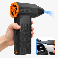 Souffleur d'air turbo sans fil alimenté par batterie portable avec moteur sans balais pour un allumage rapide du feu, barbecue, allumage de cheminée