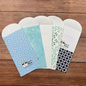 Phong bì doanh nghiệp in màu toàn phần, logo tùy chỉnh <span class=keywords><strong>C5</strong></span> C6, phong bì đựng tiền mừng lễ hội, thiết kế mới dành cho gói quà Eid - Product Image 5