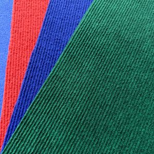 Moquette d'exposition en côtes avec revêtement en <span class=keywords><strong>film</strong></span>, rouleau <span class=keywords><strong>de</strong></span> moquette en polyester coloré pour événement - Product Image 5