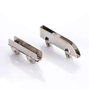 ประตูกระจกอลูมิเนียมอัลลอยด์ที่ทันสมัยเคสบานเลื่อนรางคู่-ประกอบง่ายสำหรับห้องครัวห้องนั่งเล่นห้องนอน - Product Image 4