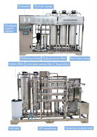 Machine de traitement de l'eau RO Machine à eau pure RO 1000 litres par heure
