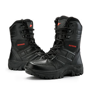 Bottes tactiques noires de style Tough <span class=keywords><strong>Guy</strong></span> pour hommes chaussures d'entraînement sur le terrain légères et antidérapantes en maille confortable pour l'automne - Product Image 1