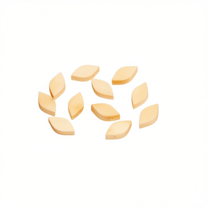 Perline ovali in legno Ilan 10x4,7x20 mm per abbigliamento, 12 pezzi - Product Image 2