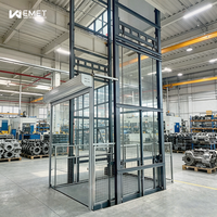 Monte-charge hydraulique personnalisé, élévateur vertical de marchandises pour entrepôt résidentiel, certifié CE