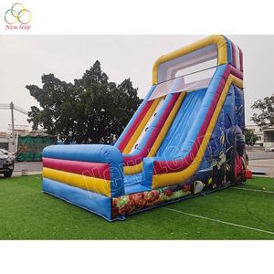 Scivolo gonfiabile gonfiabile gonfiabile del PVC dello scivolo rimbalzante dei <span class=keywords><strong>bambini</strong></span> del mondo del <span class=keywords><strong>mare</strong></span> alto scivolo commerciale per affitto - Product Image 4