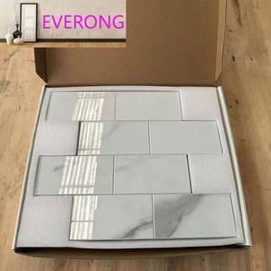 <span class=keywords><strong>Mosaïque</strong></span> <span class=keywords><strong>autocollante</strong></span> SPC 300x300mm pour murs intérieurs, décoration imperméable, rénovation <span class=keywords><strong>de</strong></span> cuisines et salles <span class=keywords><strong>de</strong></span> <span class=keywords><strong>bain</strong></span>, surface moderne brillante - Product Image 3
