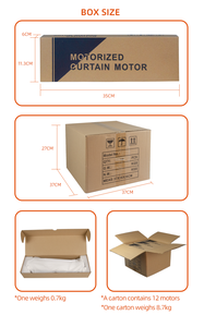 GE82TV/TN Motor de cortina motorizado Universal automático inteligente con Control remoto Control de voz <span class=keywords><strong>Silent</strong></span> <span class=keywords><strong>Gliss</strong></span> deslizante para balcón - Product Image 6