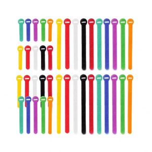 Offre Spéciale : Bande auto-agrippante en nylon écologique de 0,59 x 10,24 pouces, résistante à la chaleur, pour câbles inductifs, chaussures et sacs - Product Image 1