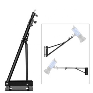 Support de <span class=keywords><strong>balai</strong></span> de plafond de coiffeur professionnel support de montage mural 137cm 180cm pour anneau lumineux 18 pouces 21 pouces - Product Image 3