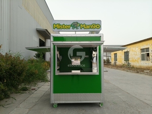 Phục vụ <span class=keywords><strong>kiosk</strong></span> USA tiêu chuẩn điện ngoài trời trung tâm mua sắm đường phố TACO Burger Kem dịch vụ mini nhà bếp <span class=keywords><strong>kiosk</strong></span> - Product Image 2