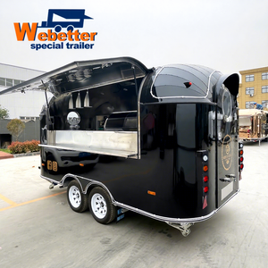 Webetter Rimorchio Mobile per Catering da Esterno Completamente Attrezzato, Furgone per Hot Dog, Gelati, Caffè, Pizza con <span class=keywords><strong>Cucina</strong></span> <span class=keywords><strong>Completa</strong></span> - Product Image 1