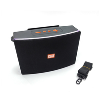 Altavoz BT inalámbrico portátil con Subwoofer, altavoz BT con Radio FM/TF/USB, Supergraves estéreo activo, altavoz de Karaoke de tela