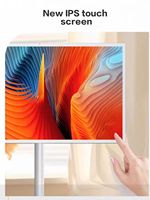 Moniteur à écran tactile intelligent mobile de 32 pouces pour magasin de détail et publicité Affichage numérique à écran plat mobile pour une utilisation en intérieur