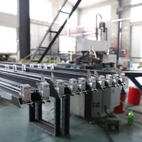 Fenêtre à battant en aluminium, alliage d'aluminium 6060, résistante aux ouragans, système Roto allemand, pour immeuble de grande hauteur, avec drainage dissimulé, certifiée CE, pour appartement